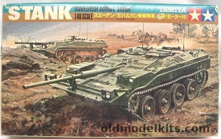 Tamiya 1/48 Swedish Army 'S' Tank - Motorized, MS103-298 plastic model kit